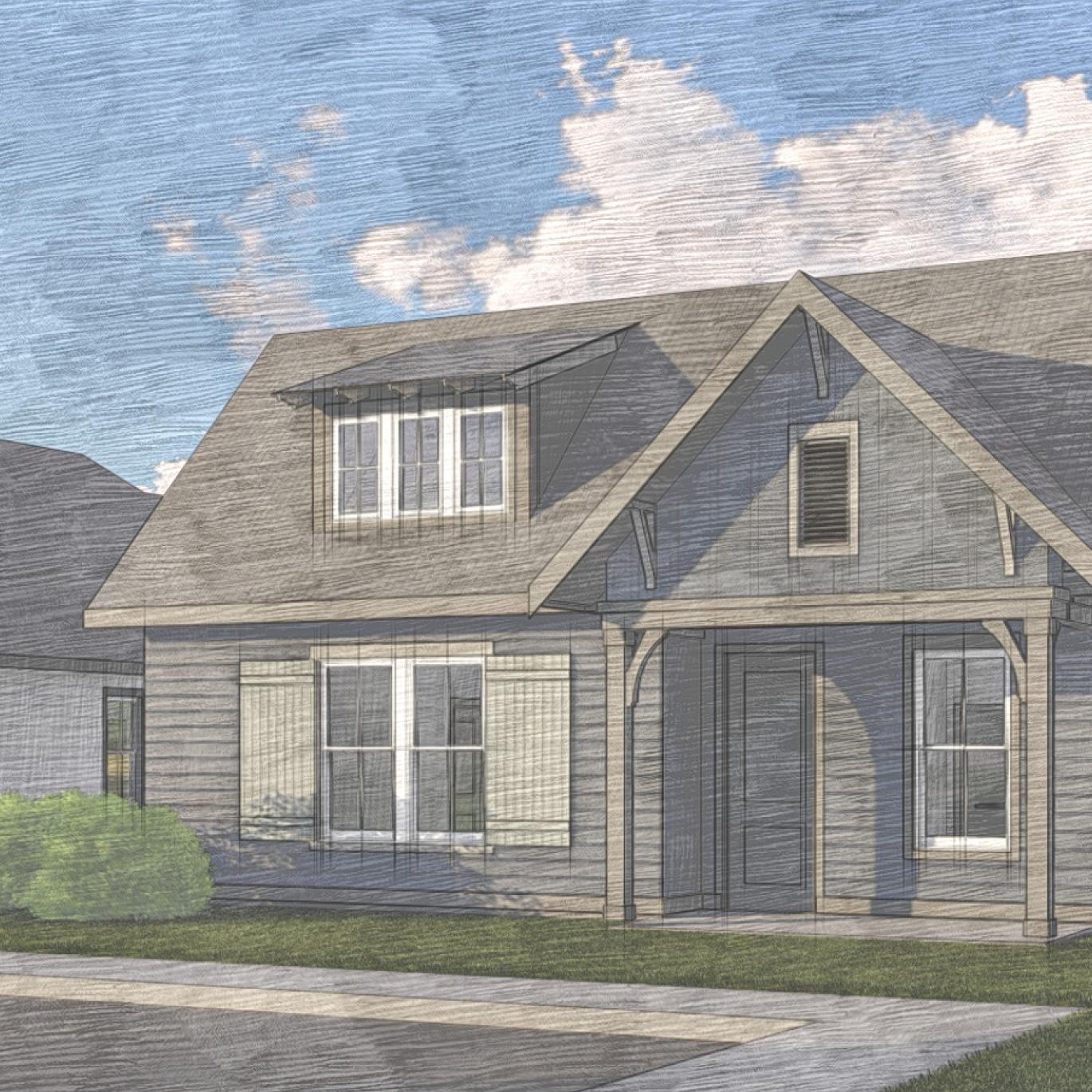 The essence of exceptional living a house with a large front yard
