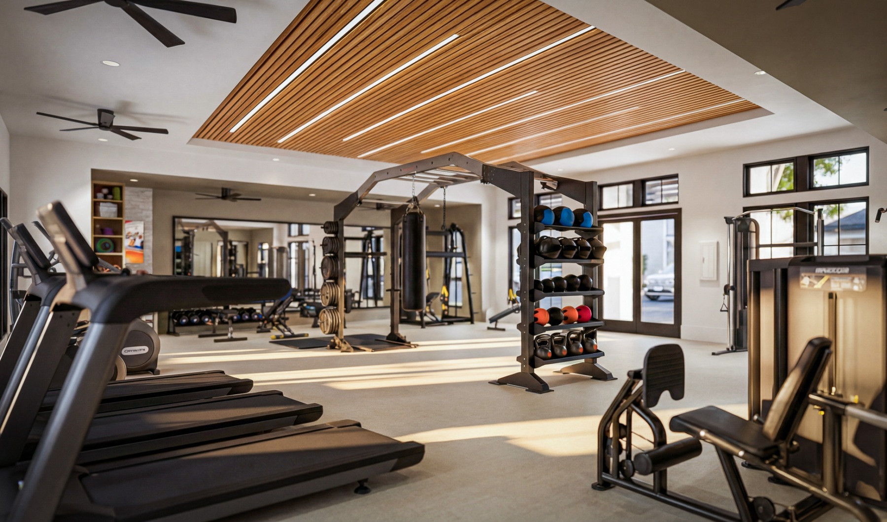 Rendering of fitness center